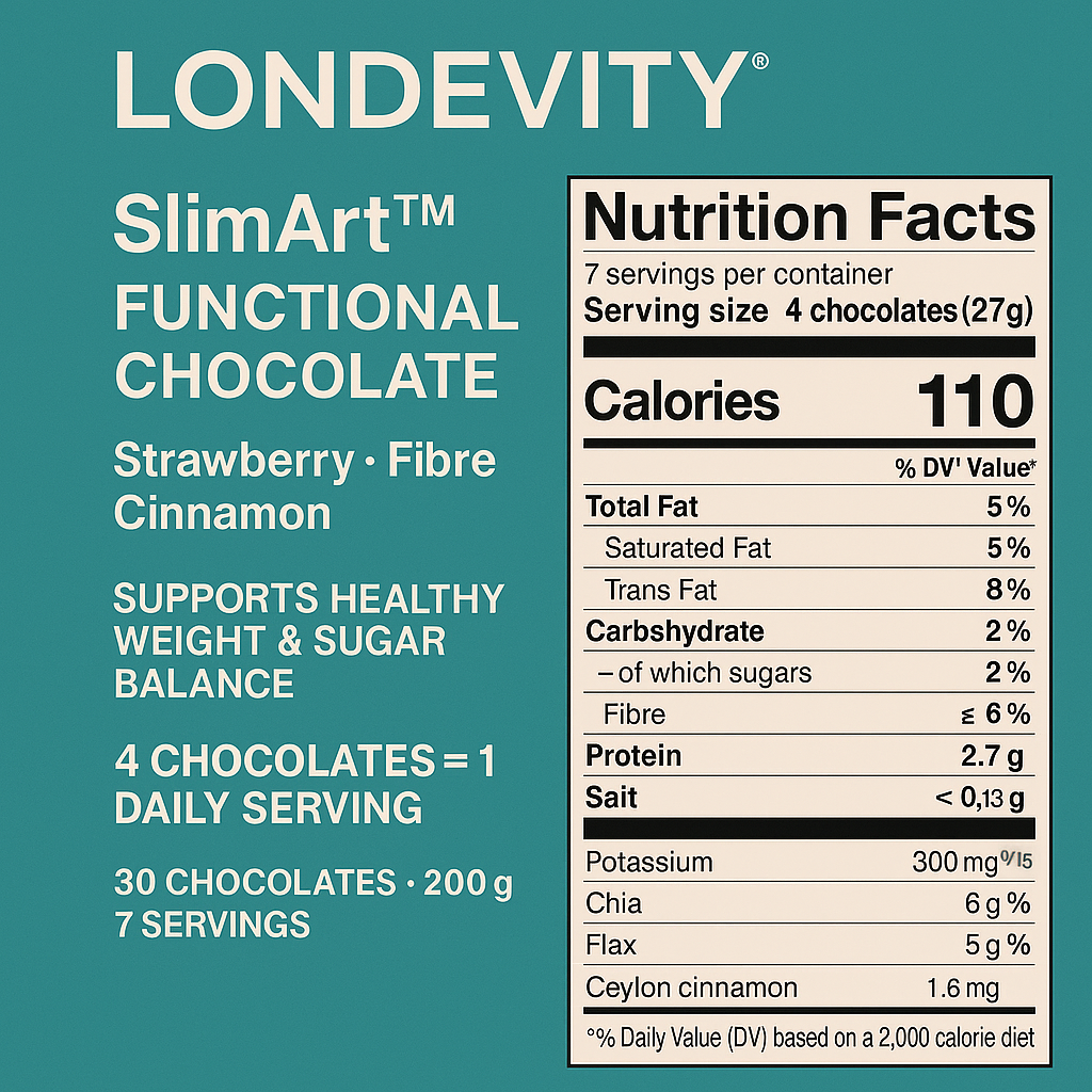 SlimArt- Longevity Chocolates Crafted To Support Healthy Weight