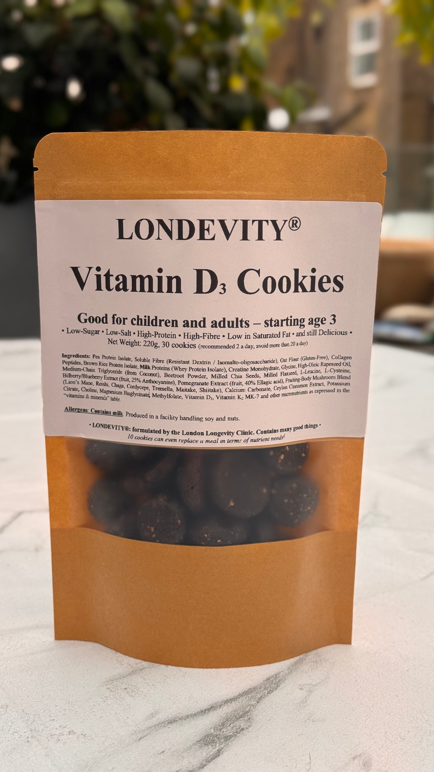 LONDEVITY® Vitamin D3 Cookies - Sunshine in Every Bite (For All Ages)