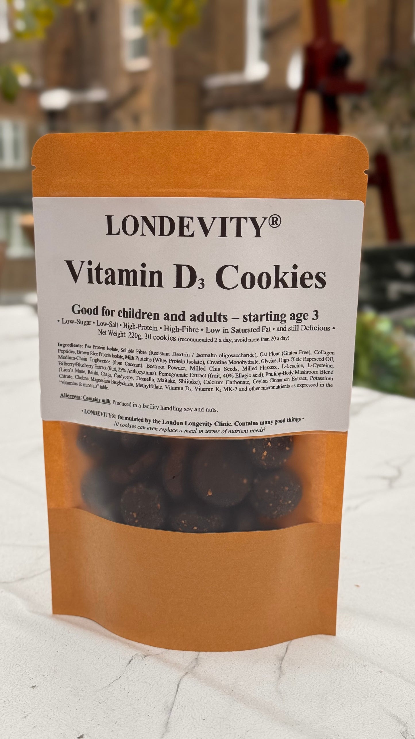 LONDEVITY® Vitamin D3 Cookies - Sunshine in Every Bite (For All Ages)