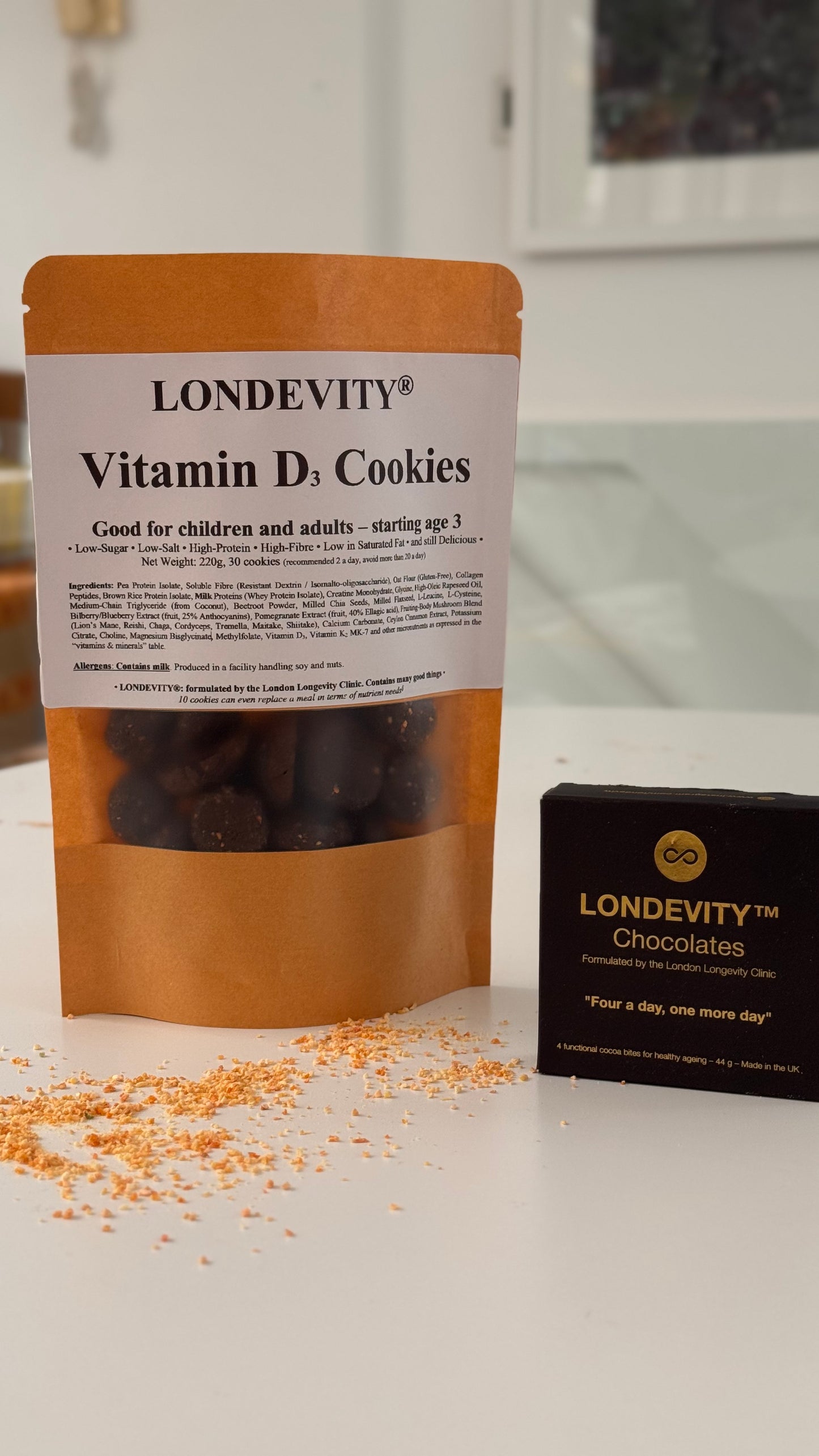 LONDEVITY® Vitamin D3 Cookies - Sunshine in Every Bite (For All Ages)