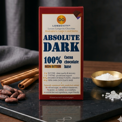100% Dark Clinical Functional Chocolate Bar
