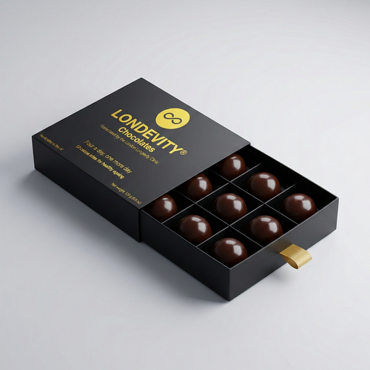100% Dark Londevity® Chocolates