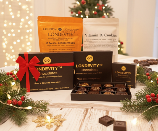 Longevity Holiday Bundle- Longevity Chocolates To Support Healthy Aging
