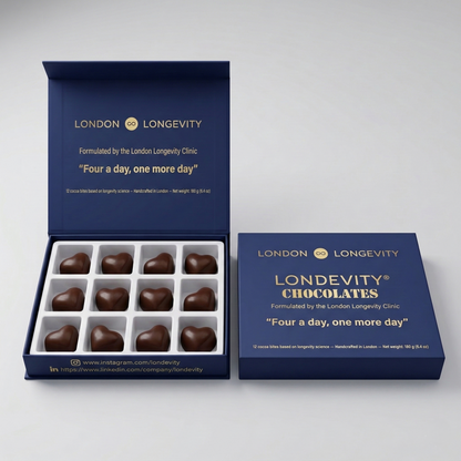 What if your longevity supplement stack were ...chocolate? (£155 monthly routine)