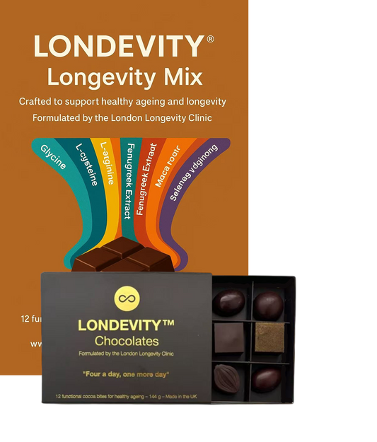Buy 2 Get 1 Free - Longevity  - Chocolates Crafted To Support Healthy Aging