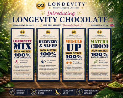 100% Dark Clinical Functional Chocolate Bar