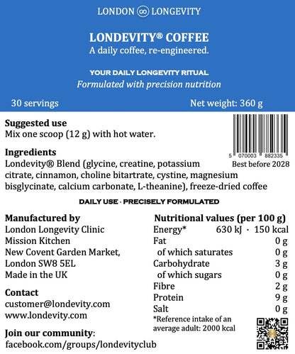 ☕ LONDEVITY® COFFEE  Clinical Functional Coffee :Daily Core